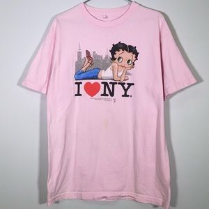 I ❤️ NY Betty Boop graphic T-shirt